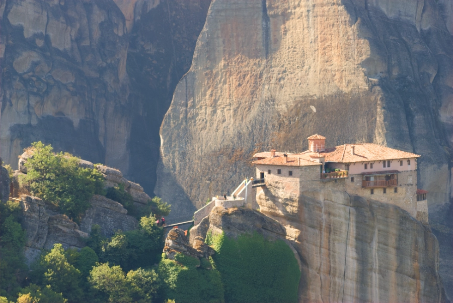 Meteora, monastery van Roussanou, Greece