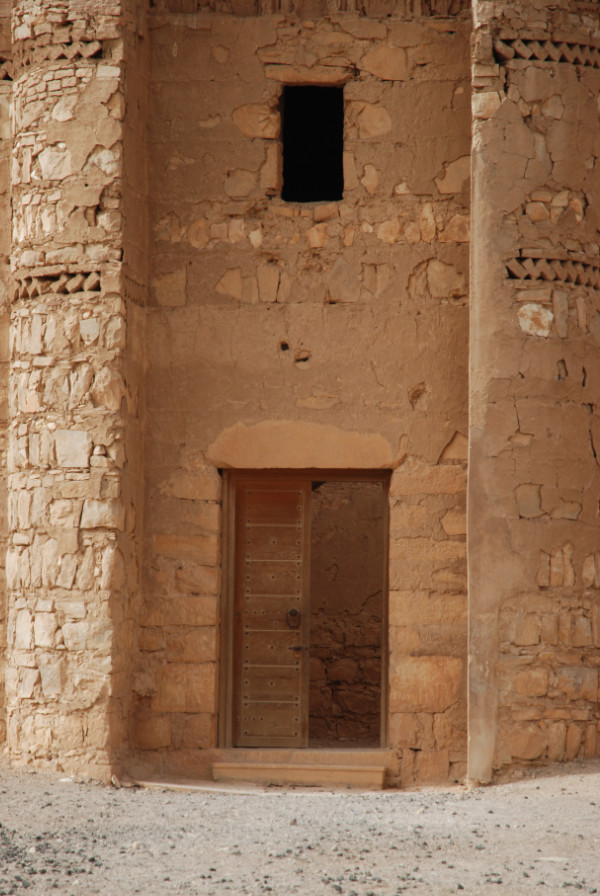 Qasr Kharana in desert Jordan