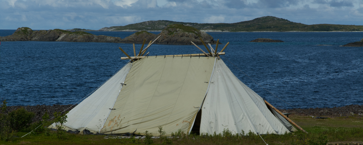 Sami tent on Senja, northern Norway