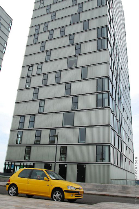 Side by Side, two apartment buildings in Almere