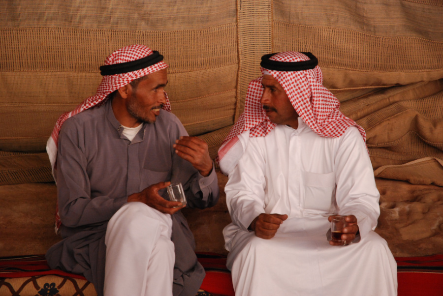 Bedouins in Wadi Rum, Jordan