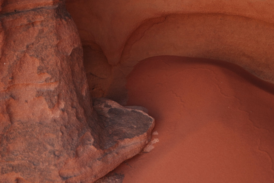 Red sand in Wadi Rum, Jordan